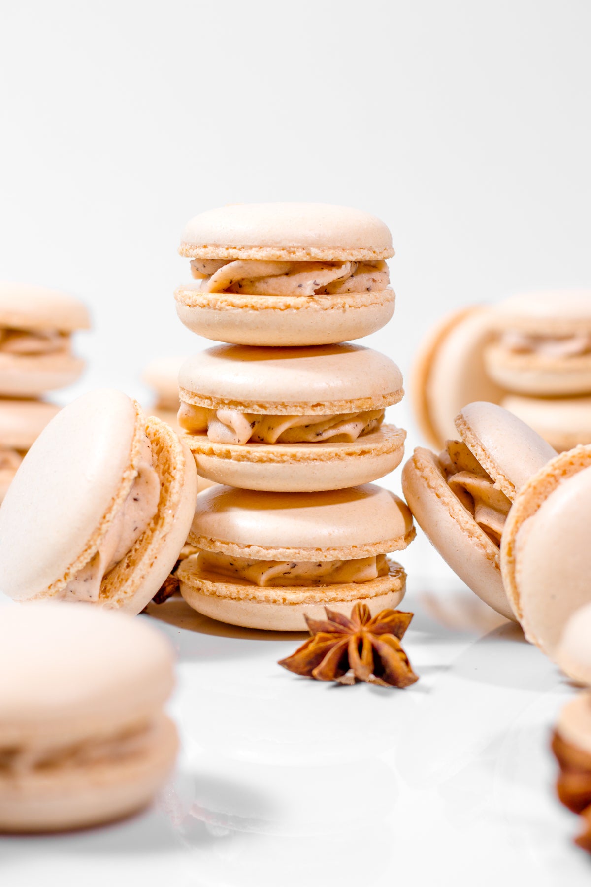 Chai Macarons