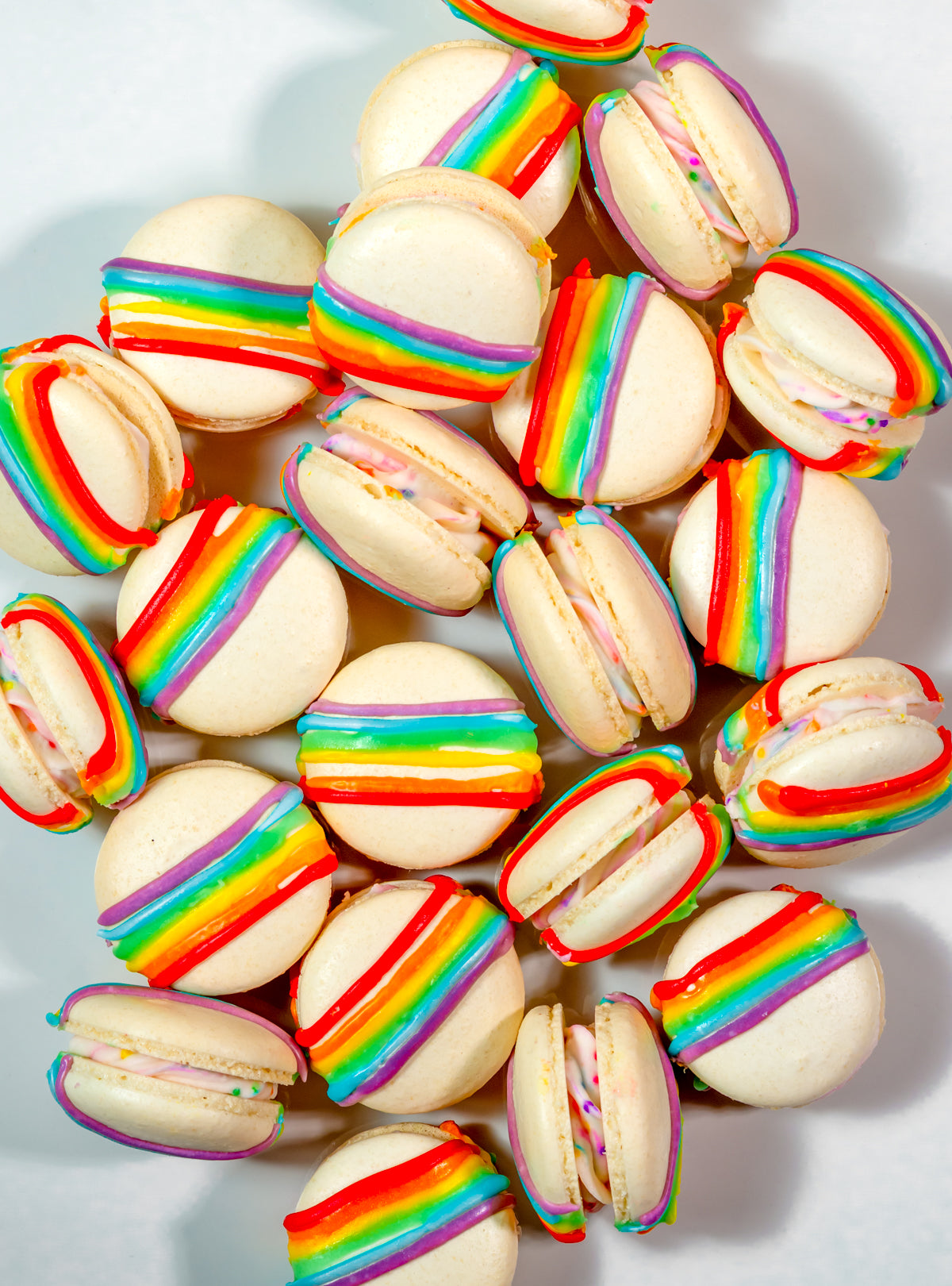 Rainbow Macarons
