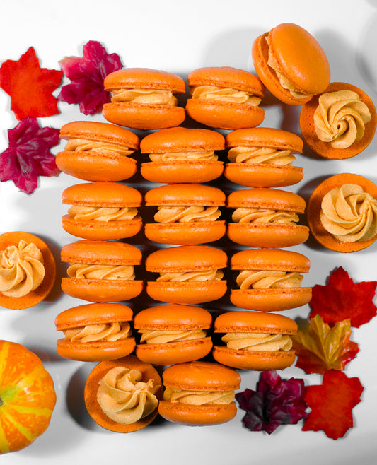 Pumpkin Macarons